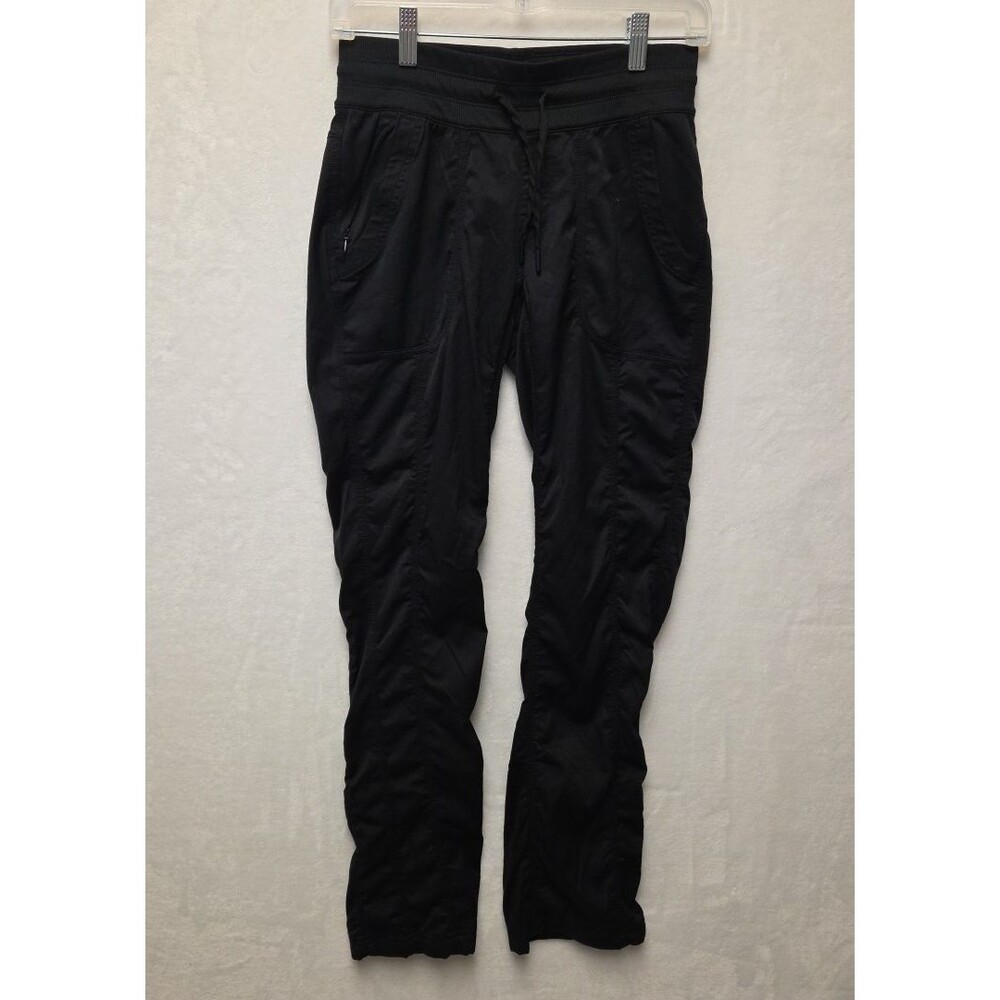 North Face Pants Women Small S/P Black Stretch Drawstring Straight Leg Jogger